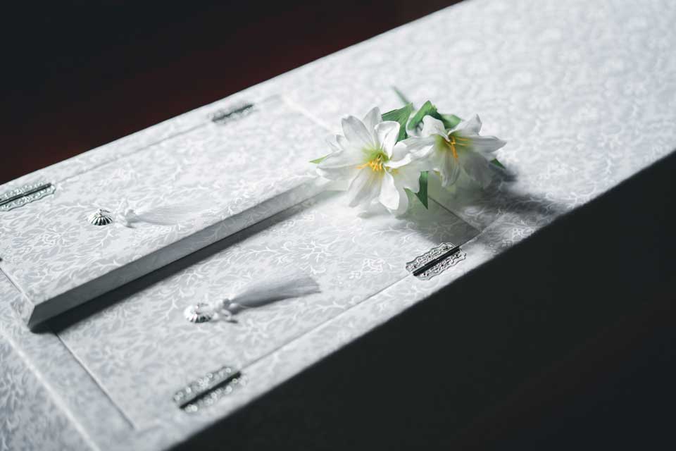 葛飾区の葬儀社であるシェア東京が施行する、家族葬プラン15の葬儀イメージ。